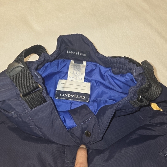 Lands' End Kids' Black and Blue Cargo One Piece - Picture 9 of 13